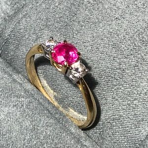Tiffany & Co. Estate Ruby and Diamond Ring
